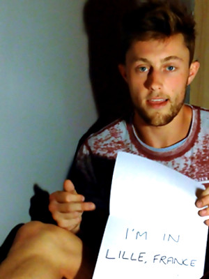 Gay sex pics with Young Straight Hunk Cameron