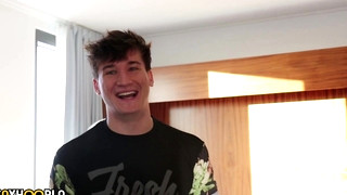 Check new gay sex scene with Thick Cock Dane Dublin Jerks Off