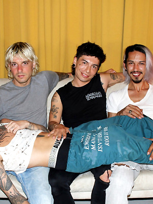 Gay pics of Tatted 4-Some