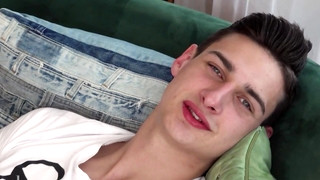 Free gay porn video Brandon Salieri solo
