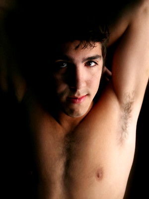 Cute uncut gay boys - Dax plays with dick