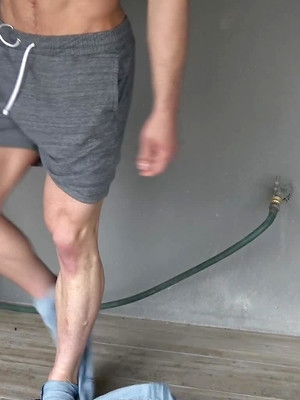 Gay pics of Super Fit Hung Cock Diego Cruz Jerks Off