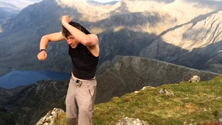 Gay Outdoors porn video Straight Young Climber Henry