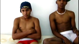Gay porn video Straight Junior and Arturo