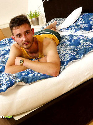 Cute uncut gay boys - Alan Caine Solo, Scene #01