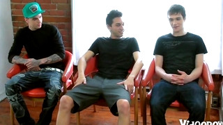 XXX Gay clips contains Videoboys Cumshot Contest 2013