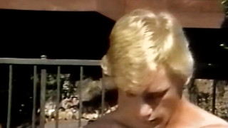 XXX Gay clips contains Outdoor Threeway and Voyeur - Classic 80s Gay Porn STUDENT BODIES