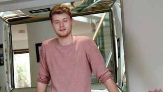 Gay porn video Straight Blond Footballer Archie Wanks his Uncut Cock Wearing his Football Kit & Cums all over Himself!