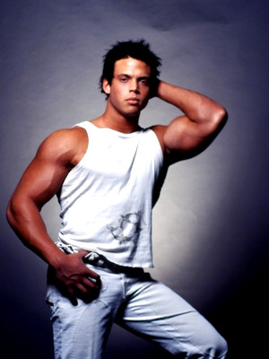 Hot gay album pics Young sexy fitness model Zack Lauren poses