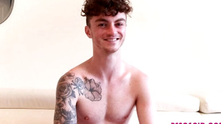 Gay porn video Cute Twink Cant Hold His Cum (Robert Law)