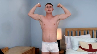 Gay Massage porn video Straight Hunk George's 1st Ever Manhandling