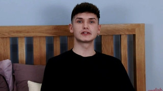 Gay porn video Young Straight Lad Charlie's 1st Man Wank with Jack's Thick Uncut Cock & Jack Cums Over His Shoulder!
