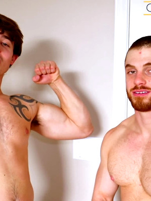 Hot gay sex pics with New Guy Drew Andrews Hires In-Home Trainer Bryce Beckett For More Than Just A Workout