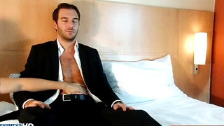 Free gay porn video Yano Innocent Straight Banker Serviced his Big Cock by a Guy!