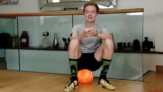 Check new gay sex scene with Eighteen Year Old Footballer Bradley Shows his Lean Body & Long and Thick Uncut Cock!