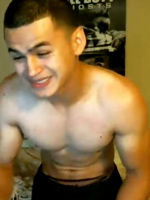 Gay male in Ripped Latino Teen Is A FREAK
