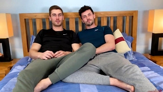 Free gay sex with Muscular Hunk gets his Tight Hole Ploughed by his Boyfriend's Big Uncut Cock!