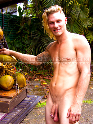 Hot gay album pics Coconut Calvin: Smooth Hung Nudist Muscle Jock Whacks Coconuts and Busts a Huge Creamy Load!