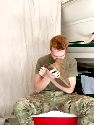 Gay sex pics with Active Duty: At Ease - Dacotah Red