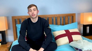 Gay porn video Young Straight Carter Dildos his Ass & his Big Hard Uncut Cock Shoots Cum Everywhere!