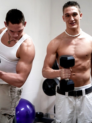 Hot gay sex pics with Remastered: Brent Fucks TJ