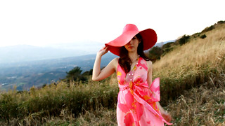 Neo Asian is sexy both as cowboy and as a bride in the forest