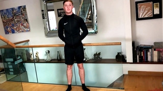 Gay porn video Young Straight Lad Noah Shows off his Body