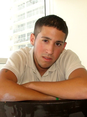 Twinks xxx pics - Juan stokes his uncut latin cock