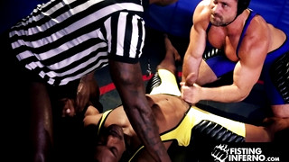 Free gay porn video Bearded Hunk Creampied by BBC - Beau Butler, Adrian Hart, Reign - FistingInferno