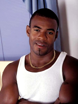 Gay sex pics with Black and hung tough guy sports 10 inch meat