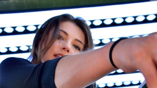 Adria in her Little Black Dress - Two Kinds Of Rides
