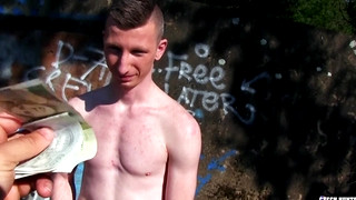 Free gay sex with CZECH HUNTER 426 - Hot Stud Gets his Tight Ass Boned out in Public