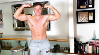 Check new gay sex scene with Young & Seriously Fit PT Shows off his Huge Muscles & Massive Uncut Cock & Shoots a Big Load!