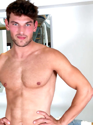 Hot gay sex pics with Young Straight & Extremely Muscular Lad Wanks his Massive Thick Uncut Cock & Cums Hard!