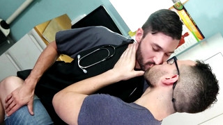 XXX Gay clips contains Doctor can't help himself Butt Fucking Latino Patient - ExtraBigDicks