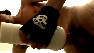 Gay porn video Young, Straight Skater Gives Sex Toy Creamy, Cum Filling - Raposa