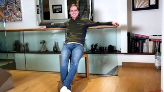 Free gay porn video Young Straight Vaughan Wanks his Solid Uncut Cock & Squirts a Huge Load Everywhere!